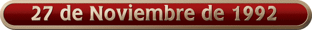27 de Noviembre de 1992